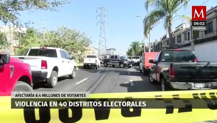 Télécharger la video: Violencia en 40 distritos electorales afectaría a 8.4 millones de votantes