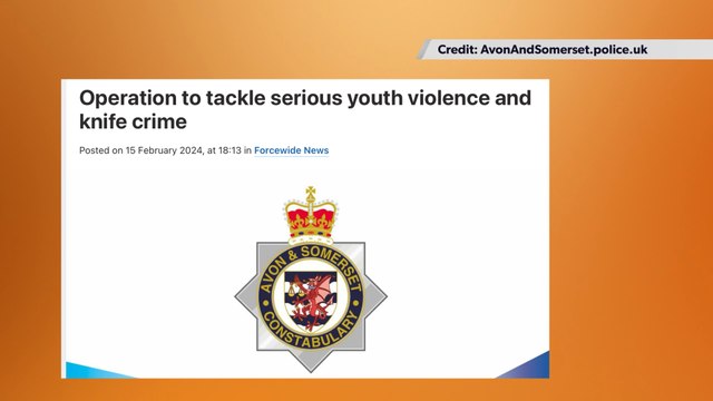 Avon and Somerset Police launch new proactive operation: Are locals concerned about the rise in knife crime?