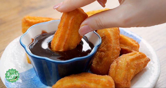 Churros croustillants et légers - Dbara khef lef 2 Ep 47