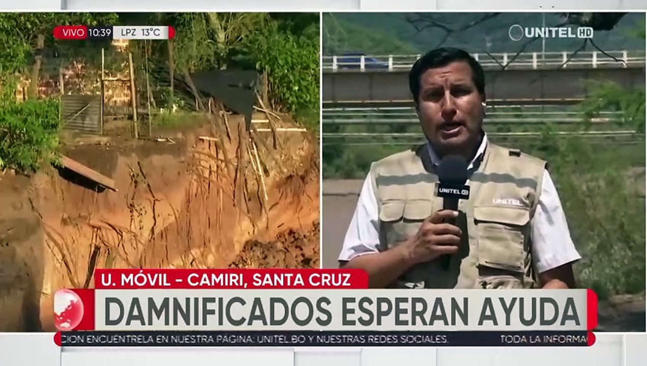 Concejo municipal de Camiri alista una ley para declarar desastre por inundaciones por lluvias