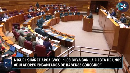 Miguel Suárez Arca (Vox) Los Goya son la fiesta de unos aduladores encantados de haberse conocido