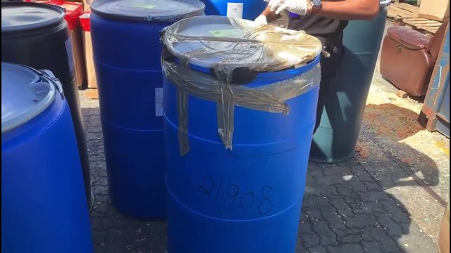 Tanque de comida traía 19 paquetes de cocaína de Estados Unidos