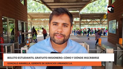 Boleto estudiantil gratuito misionero cómo y dónde inscribirse