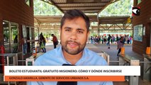 Boleto estudiantil gratuito misionero cómo y dónde inscribirse