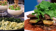 Mille-feuilles ,Tagliatelles aux épinards,Verrines Healthy Granola formage - Koujinetna haka 3 EP 21