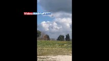 Andria: atterrato elicottero dell'Aeronautica, possibile sopralluogo per visita G7 a Castel del Monte - video