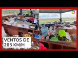 Vídeo mostra destruição de torre de controle após passagem de furacão em Acapulco
