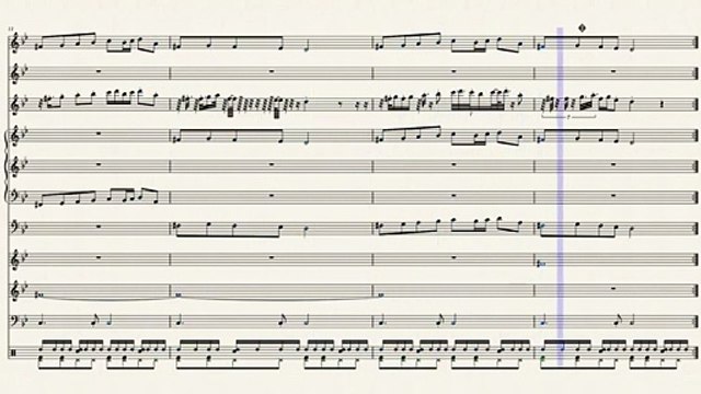 النوتة الموسيقية ,,,,,مع الالات,,,,,لرائعة روائع عبد الحليم,,,, بحلم بيك,,,,,,تدوين ماهر الغمرى