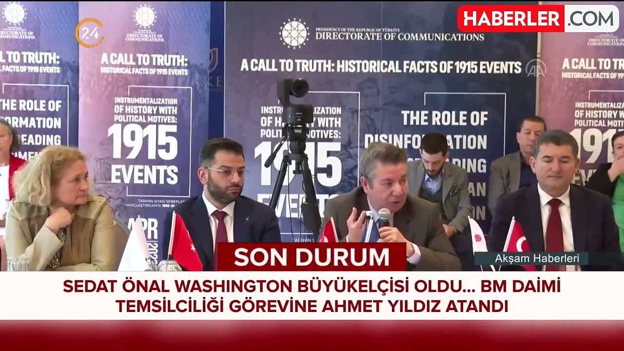 Türkiye'nin yeni Washington Büyükelçisi Sedat Önal oldu, BM Daimi Temsilciliğine ise Bakan Yardımcısı Ahmet Yıldız getirildi