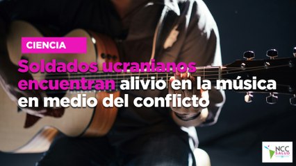 Soldados ucranianos encuentran alivio en la música en medio del conflicto