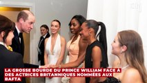 La grosse bourde du prince William face à des actrices britanniques nommées aux Bafta