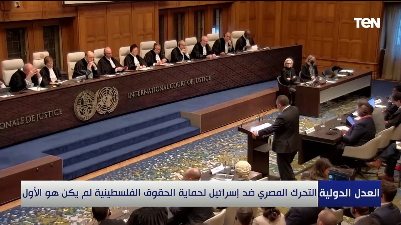 العدل الدولية..  التحرك المصري ضد إسرائيل لحماية الحقوق الفلسطينية لم يكن هو الأول