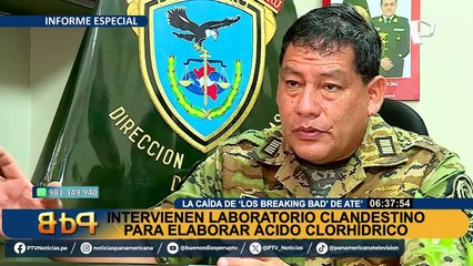 Caen 'Los Breaking Bad de Ate Vitarte': intervienen laboratorio clandestino donde elaboraban drogas
