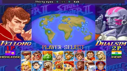 Super Street Fighter II X_ Grand Master Challenge - Thirty eyes vs Xak