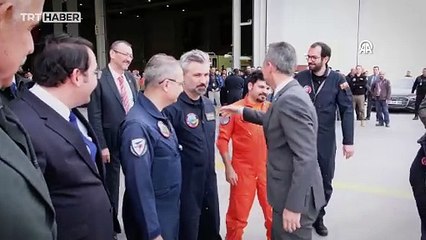 SSB Başkanı Görgün KAAN'ın test pilotları ve proje ekibiyle görüştü