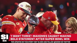 Mics Caught Patrick Mahomes Making Bold Statement Moments After Winning Super Bowl