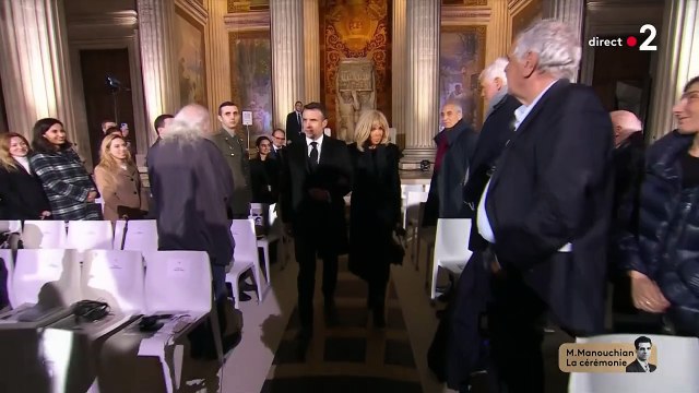 Panthéonisation de Missak Manouchian : Brigitte Macron mise sur le noir au bras d'Emmanuel Macron, Patrick Bruel Bouleversant