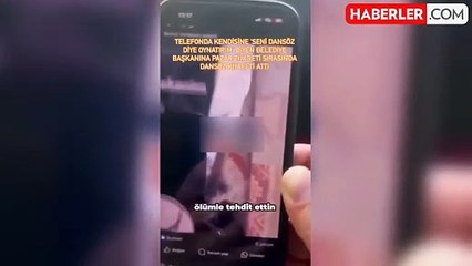 Esnaf ziyaretinde Murat Kurum'a eşlik eden Belediye Başkanı Hakan Bahadır'ın önüne dansöz kıyafeti fırlatıldı