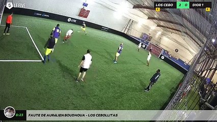 Faute de Aurélien BOUDHOUA - LOS CEBOLLITAS