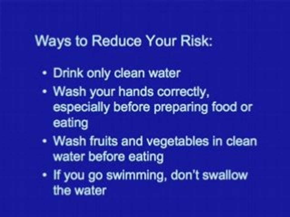 Preventing Waterborne Illnesses, a Major Cause of Death