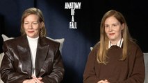 Sandra Hüller & Justine Triet on Heading into 2024 Oscars With 'Anatomy of a Fall' Nominations | THR News Video