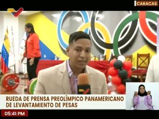 Caracas | Preolímpico de Halterofilia se disputará en Venezuela del 23 al 29 de febrero