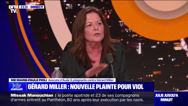 Nouvelle plainte contre Gérard Miller: À chaque fois qu'il y avait une émission, Gérard Miller partait avec une jeune femme qu'il trouvait dans l'assistance , affirme l'avocate de la plaignante
