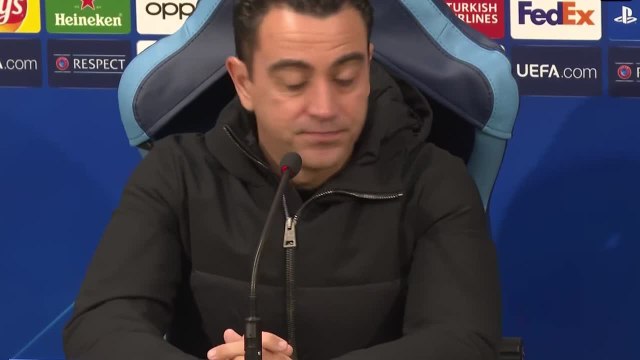 Rueda de prensa de Xavi Hernández tras el Nápoles vs. Barcelona de Champions League