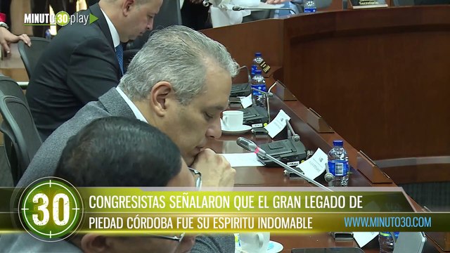 Senado rindió homenaje y condecoró de manera póstuma a Piedad Córdoba