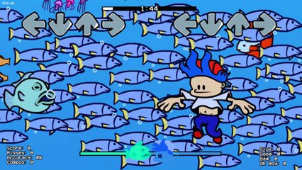 FNF vs THE FISH Walkthrough