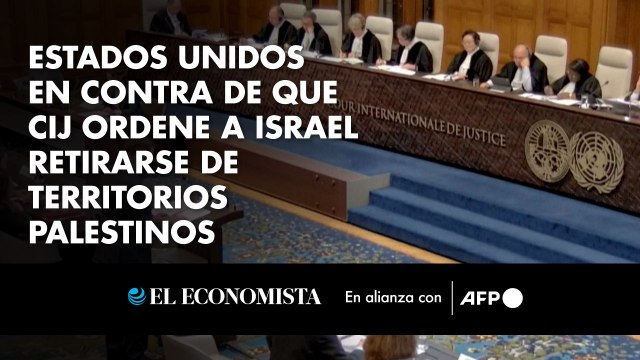 Estados Unidos en contra de que CIJ ordene a Israel retirarse de territorios palestinos