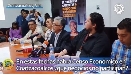 En estas fechas habrá Censo Económico en Coatzacoalcos ¿que negocios no participan?