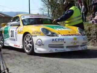 porsche gt3 rallye du pays du gier 2008