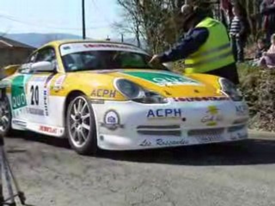 porsche gt3 rallye du pays du gier 2008