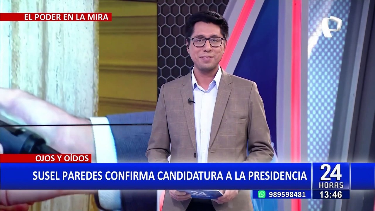 Susel Paredes anuncia precandidatura presidencial  por el partido "Primero mi gente"