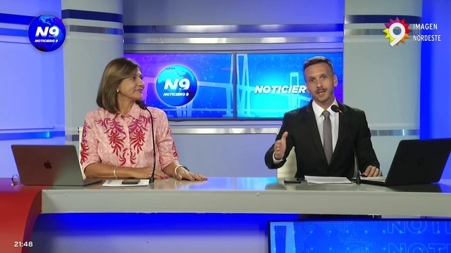Canal 9 (Resistencia) - Fin de Noticiero 9 Central e Inicio de Los 8 escalones [21/02/2024]