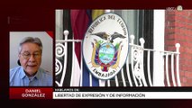 Libertad de expresión y de información: Daniel González