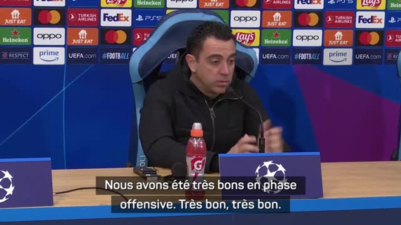 Barcelone - Xavi : “L’équipe méritait de gagner, mais c’est la Ligue des champions...”