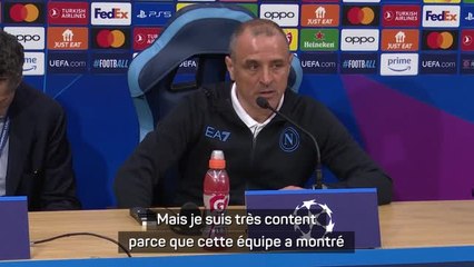 Naples - Calzona : “Cette équipe a montré qu’elle ne voulait pas baisser les bras”