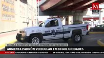 Padrón vehicular aumenta en 80 mil unidades en Coahuila