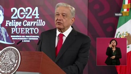 "Ya no hay bandidaje oficial, ni corrupción": AMLO sacar su pañuelo blanco