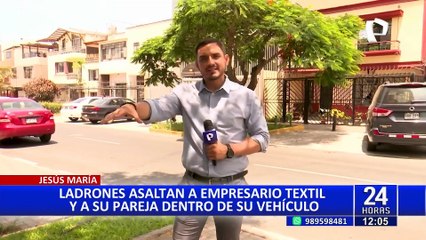 Delincuencia imparable: roban a empresario textil de Gamarra cuando estaba en su auto