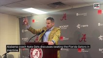 Alabama coach Nate Oats discusses beating the Florida Gators in overtime