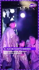 El hijo de Makoto Shishido de los ' kjarkas' enterneció al público
