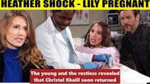 CBS Y&R Spoilers Shock_ Lily is pregnant with Daniel's child - Heather wants her