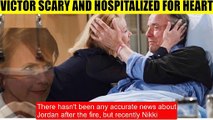 CBS Y&R Spoilers Victor had a heart attack and was hospitalized, he was afraid J