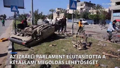 Az izraeli törvényhozás lesöpörte a kétállami megoldás lehetőségét