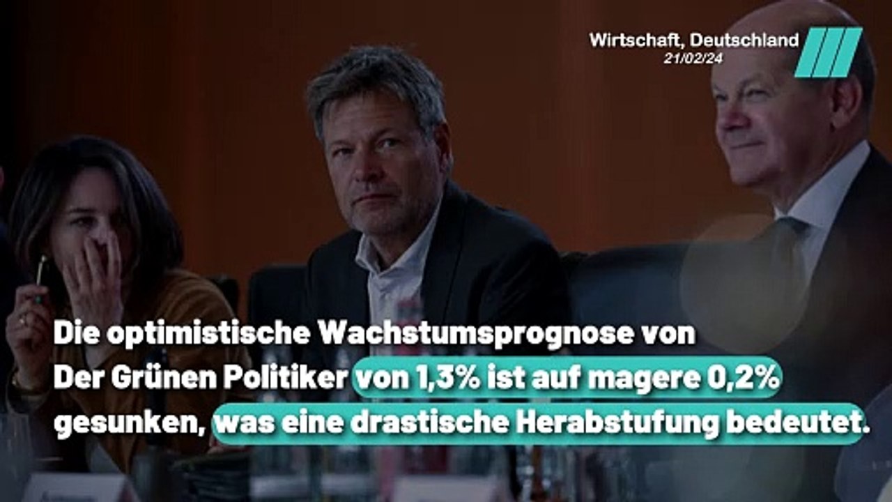 Wachstumsrückgang: Kann Robert Habecks Stärkung der Wettbewerbsfähigkeit?