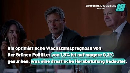 Wachstumsrückgang: Kann Robert Habecks Stärkung der Wettbewerbsfähigkeit?