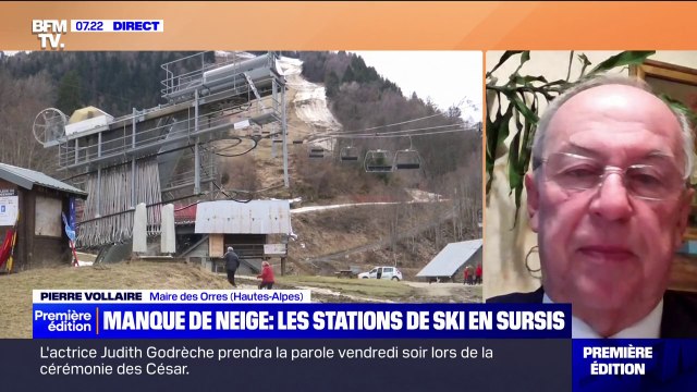 Manque de neige dans les stations: Il faut mettre en place des activités différentes comme la tyrolienne, le parapente assure Pierre Vollaire (maire des Orres)